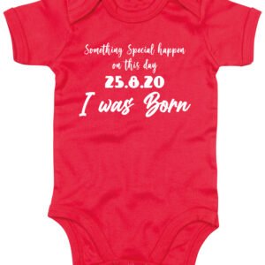Alternative view of I Was Born - Babygrow